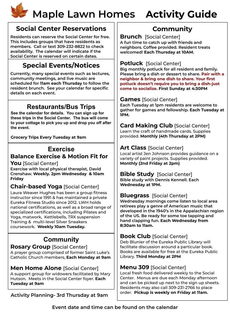 Activity Guide